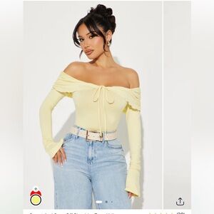 Fashion Nova Sweet & Sexy Off Shoulder Top